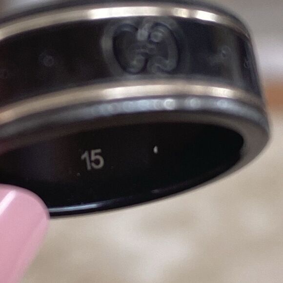 Gucci Icon Thin Band Synthetic Corundum & 18K White Gold - Picture 9 of 11
